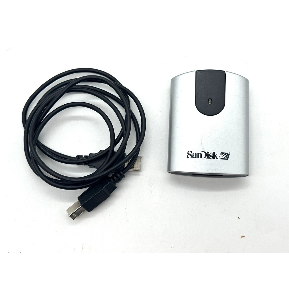 SanDisk ImageMate MS/MS PRO SDDR-97 External Memory Card Reader Silver USB 2.0